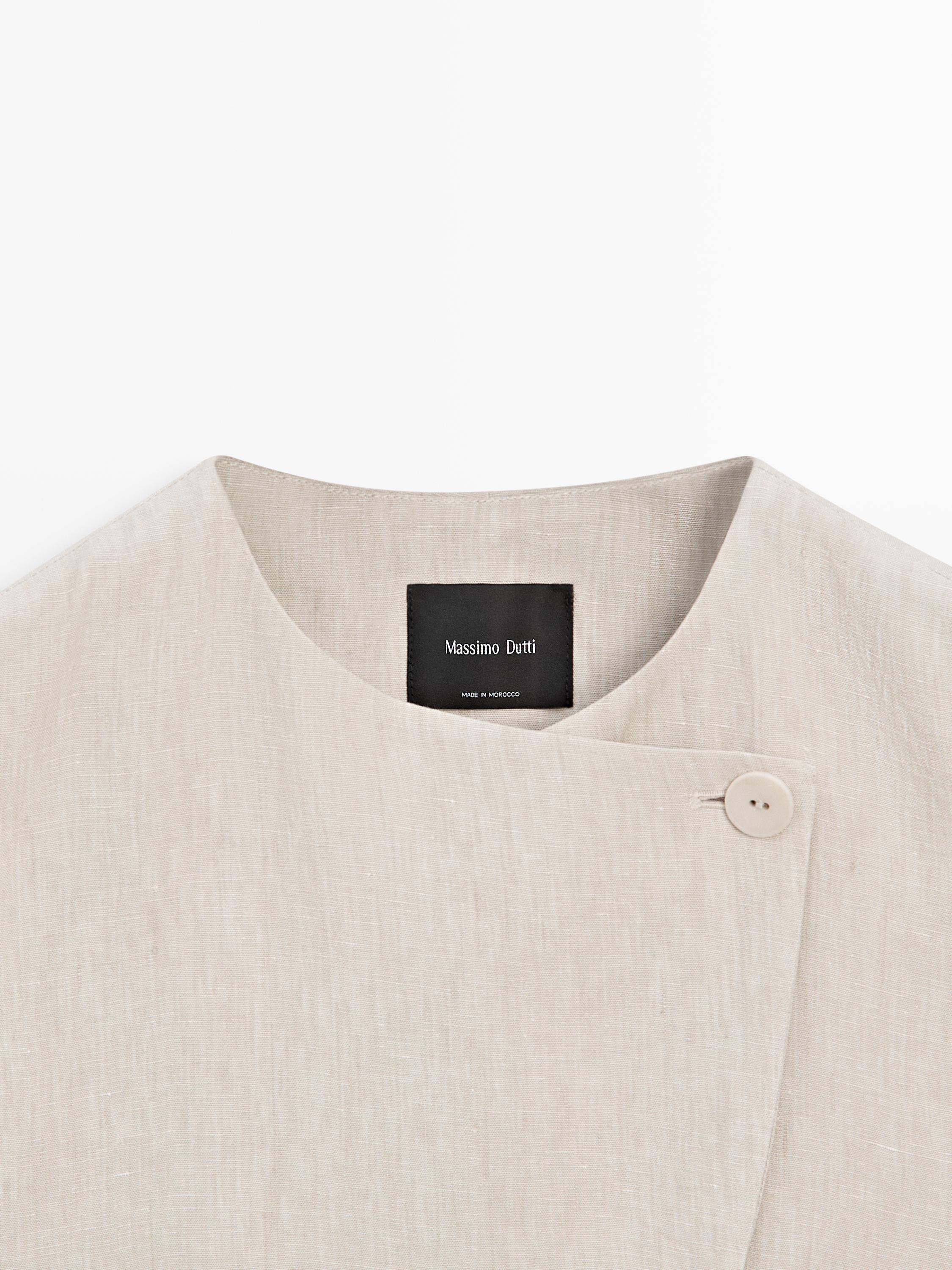 Waistcoat with side button detail
